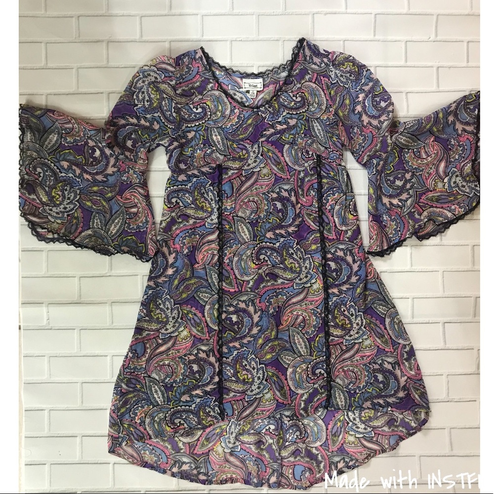 Disney D’Signed Paisley sheer dress